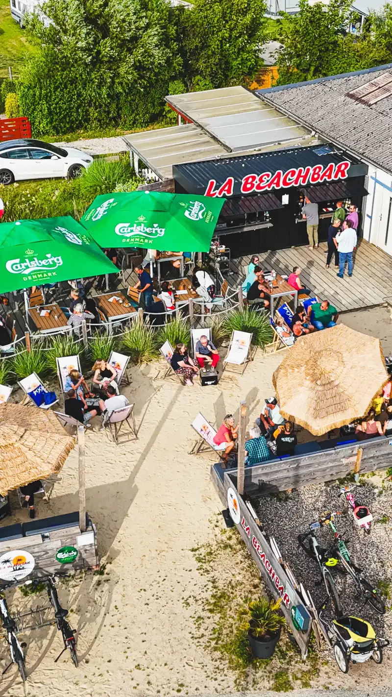 LA Beach Bar am Strand von Langballigau